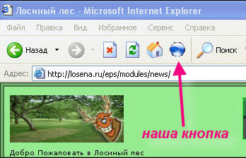Кнопка в броузер от Losena.ru
